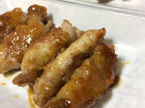 アスパラと椎茸の肉巻き